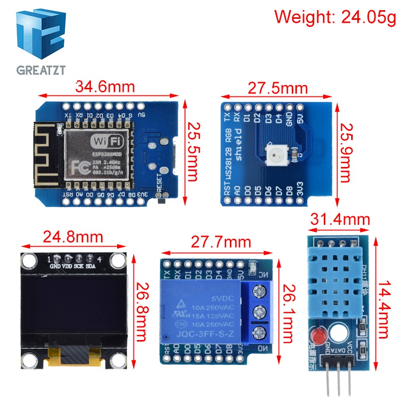 WeMos D1 Mini ESP8266 ESP-12F  - Esp8266 Nodemcu Board 评论和价格