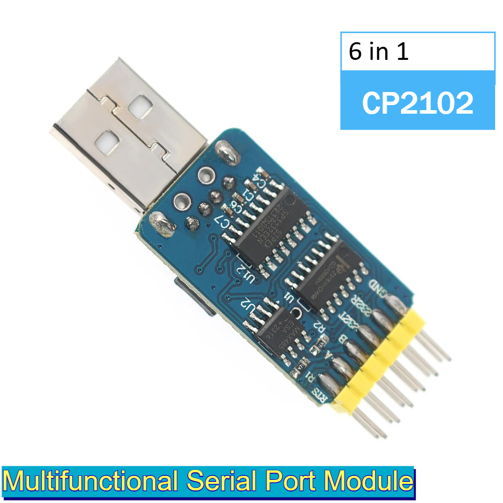 6 in 1 USB Serial Adapter CP21 - Level Shifter 3.3V 评论和价格