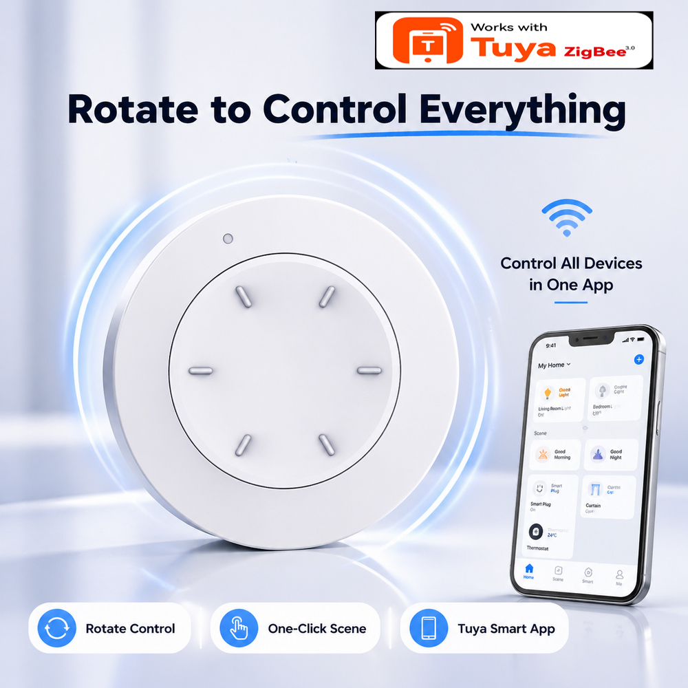 Smart ZigBee Knob Switch Work  - Home Automation Ideas 评论和价格