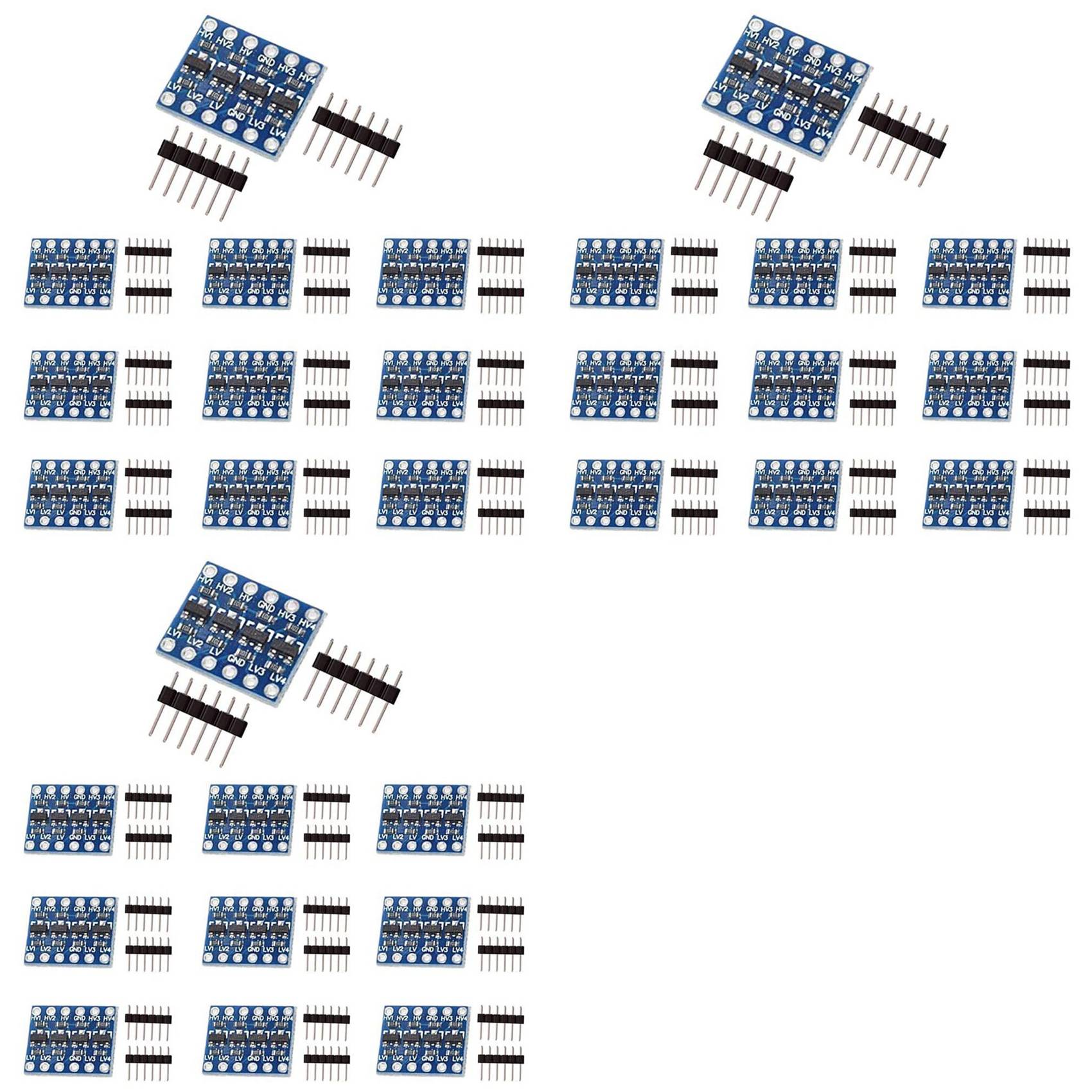 JABS-30Pcs 4 Channel IIC I2C L - Level Shifter 3.3V 评论和价格