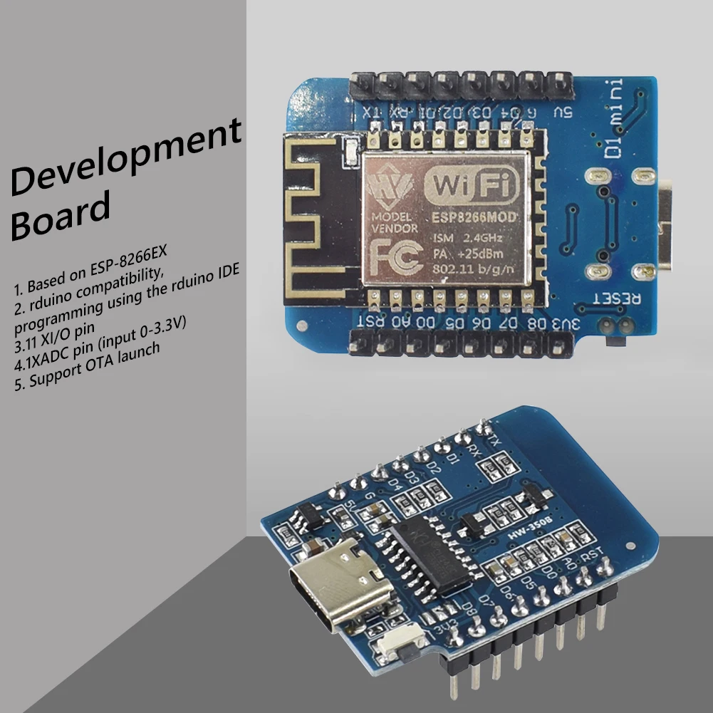 1-10PCS ESP8266 ESP-12F D1 Min - Esp8266 Nodemcu Board 评论和价格