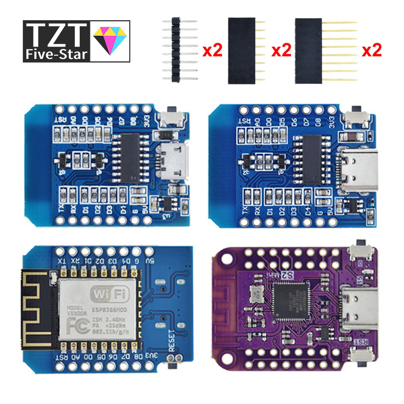 WeMos D1 Mini Pro V3.0 NodeMcu - Esp8266 Nodemcu Board 评论和价格